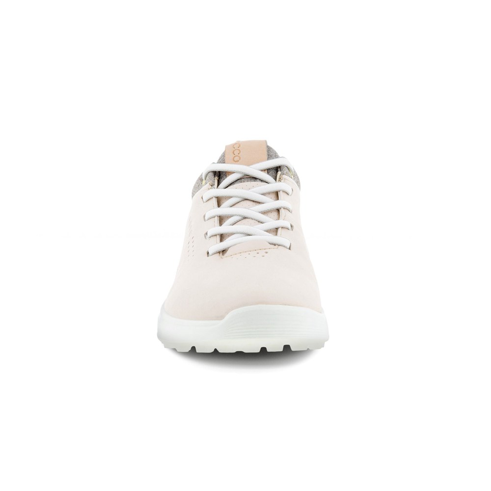 ECCO Womens Golf Shoes Beige - S-Three Spikelesss - SCT-978456